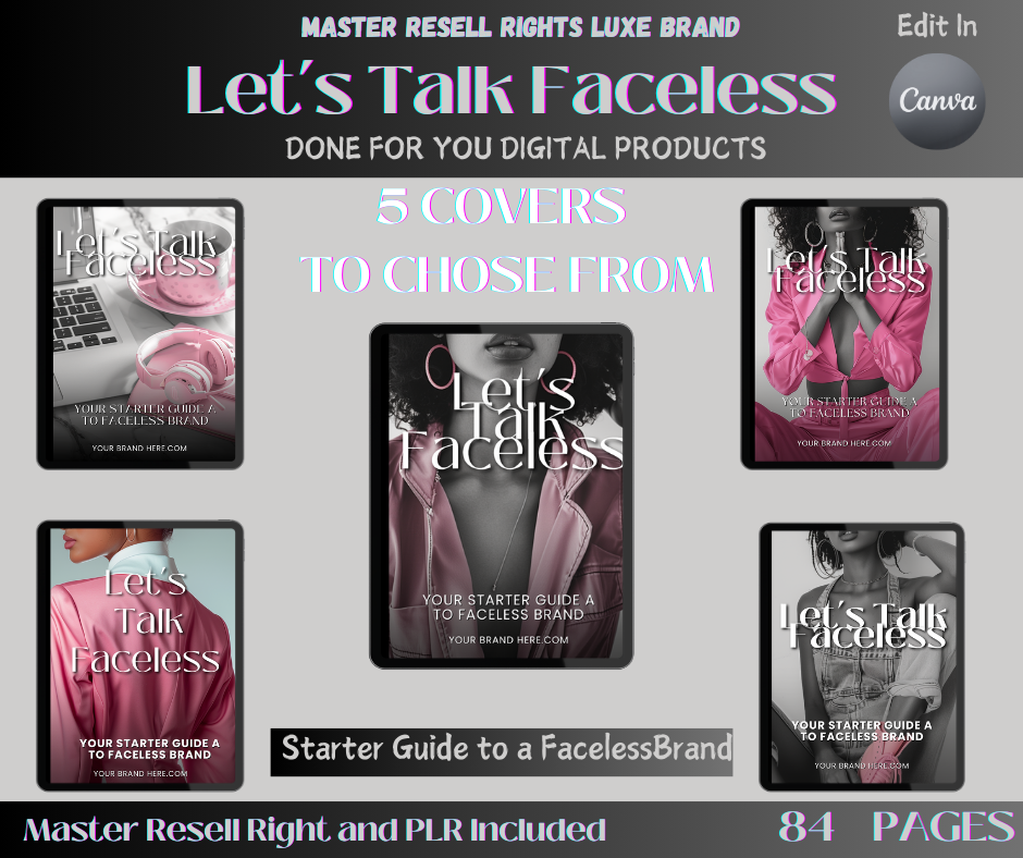 Let's Talk Faceless Ebook