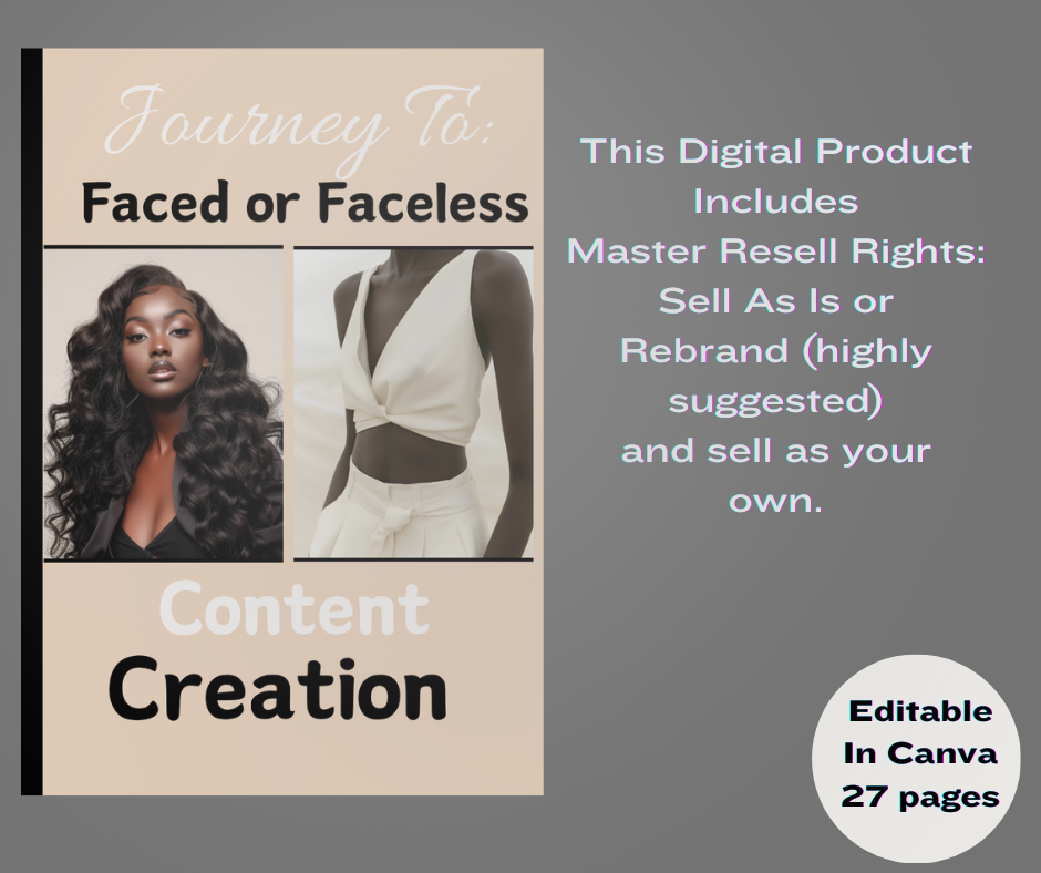 Journey To: Faced Or Faceless Content Creation (With Images)